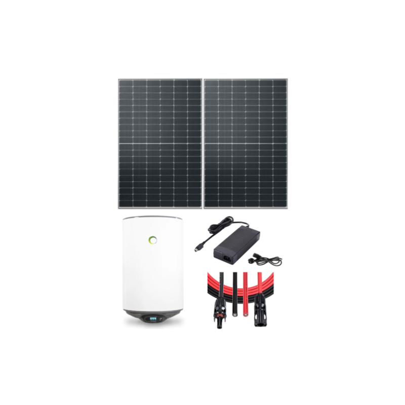 KIT SOLAIRE 800W AVEC CHAUFFE-EAU 80L FOTHERMO