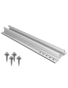 RAIL MINIRAIL 2.0 + 4 VIS POUR POSE SUR BAC ACIER - K2 SYSTEMS